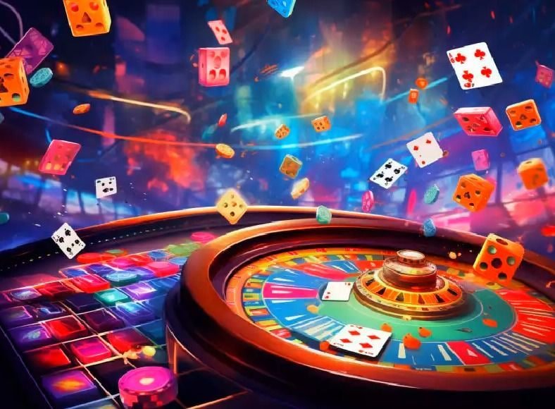 Paytable display showing Galactic Gems symbol values